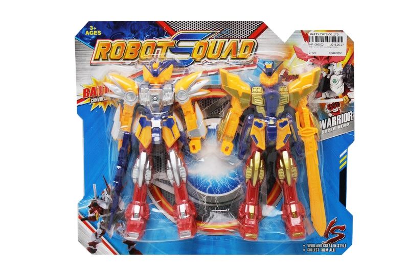 ROBOT W/LIGHT 2PCS INCLUDED BUTTONCELL - HP1086502
