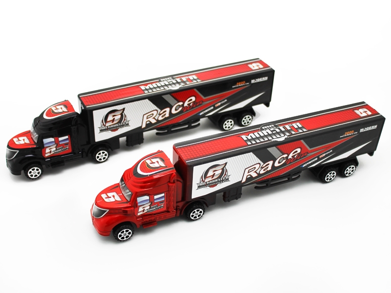 FRICTION CONTAINER CAR RED/BLACK - HP1086557