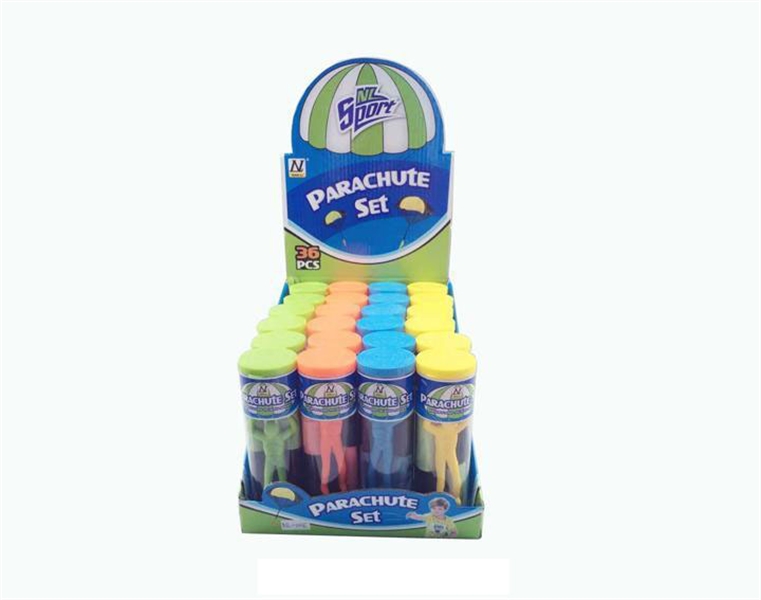 PARACHUTE SET 36PCS/BOX BLUE/YELLLOW/GREEN/ORANGE - HP1086667