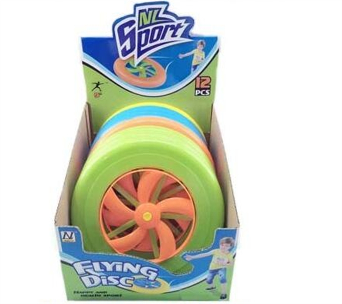 FLYING DISC 12PCS/BOX BLUE/YELLLOW/GREEN/ORANGE - HP1086677