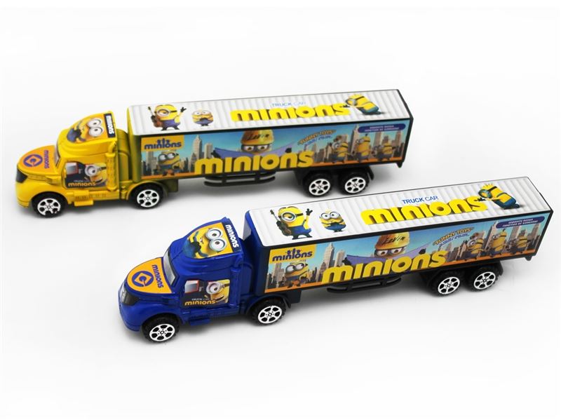 FRICTION CONTAINER CAR YELLOW/BLUE - HP1086733