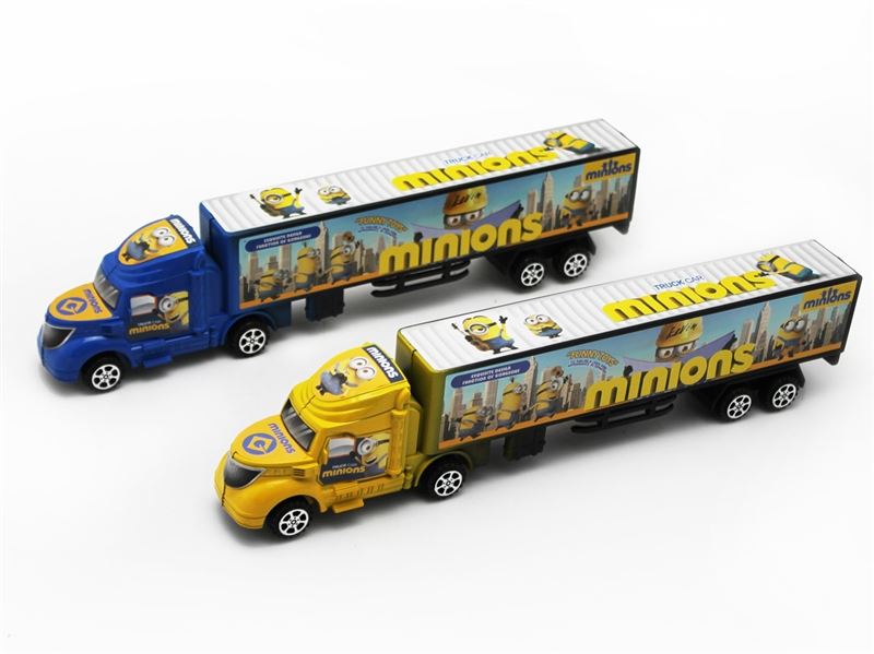 FRICTION CONTAINER CAR YELLOW/BLUE - HP1086737