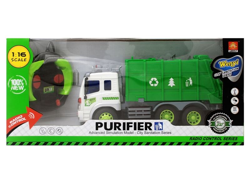 四通遥控环卫车（带灯光、包USB充电） - HP1087137