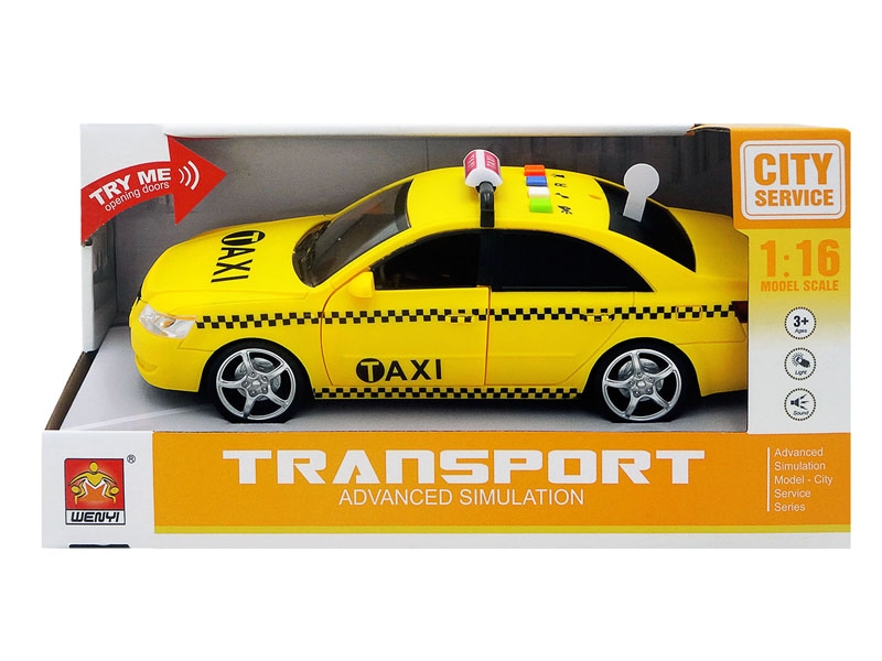 FRICTION TAXI W/LIGHT & MUSIC - HP1087150