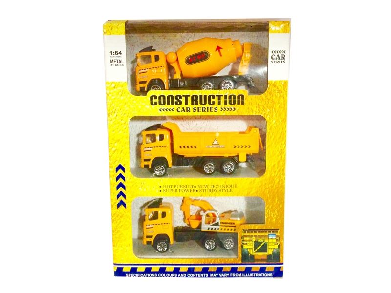 FREE WAY DIE CAST CONSTRUCTION CAR 3PCS - HP1087258