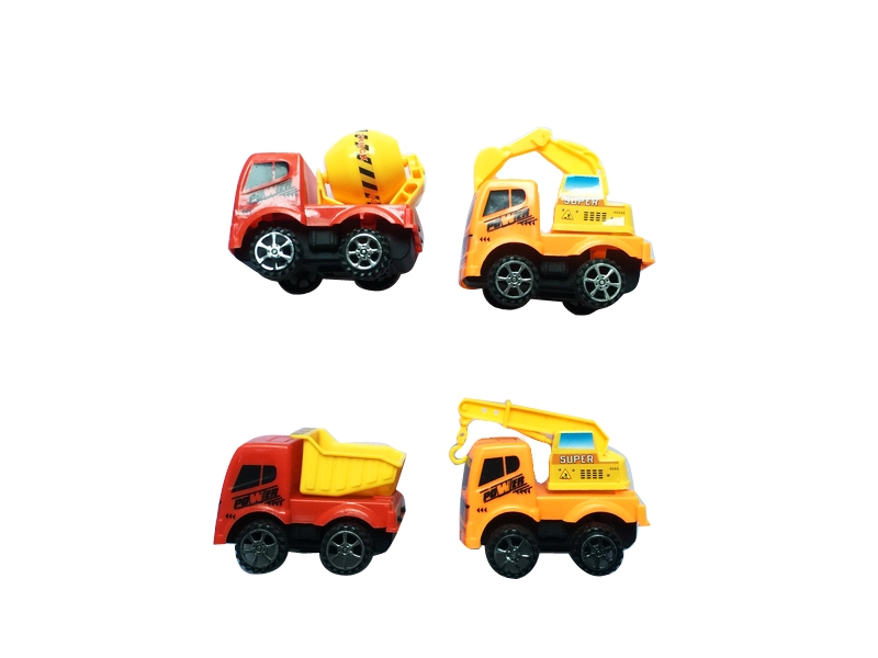 PULL BACK CONSTRUCTION CAR 4ASST - HP1087346