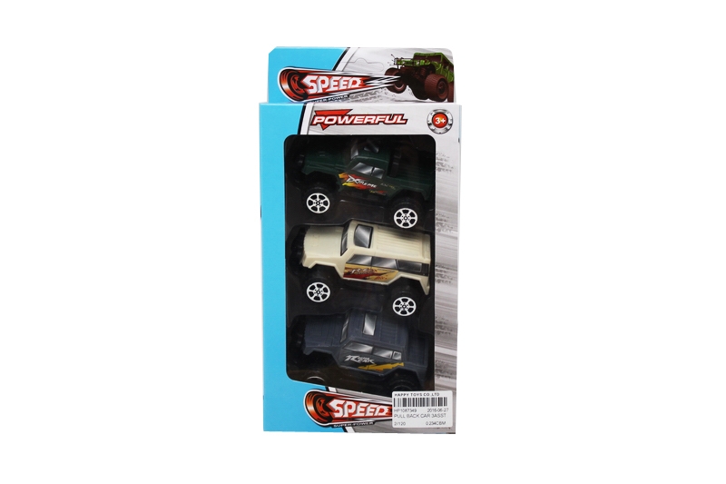 PULL BACK CAR 3ASST - HP1087349