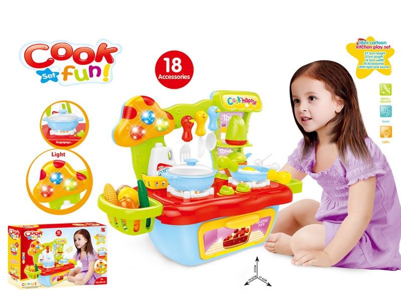 KITCHEN SET W/LIGHT & SOUND - HP1087415