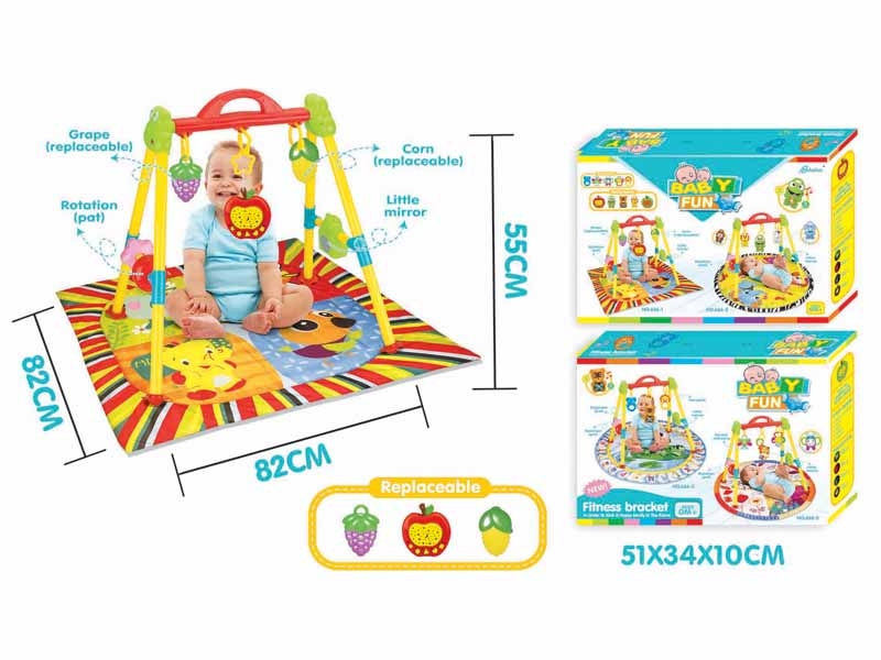 BABY BLANKET & BABY FITNESS FRAME  W/LIGHT & MUSIC - HP1087504