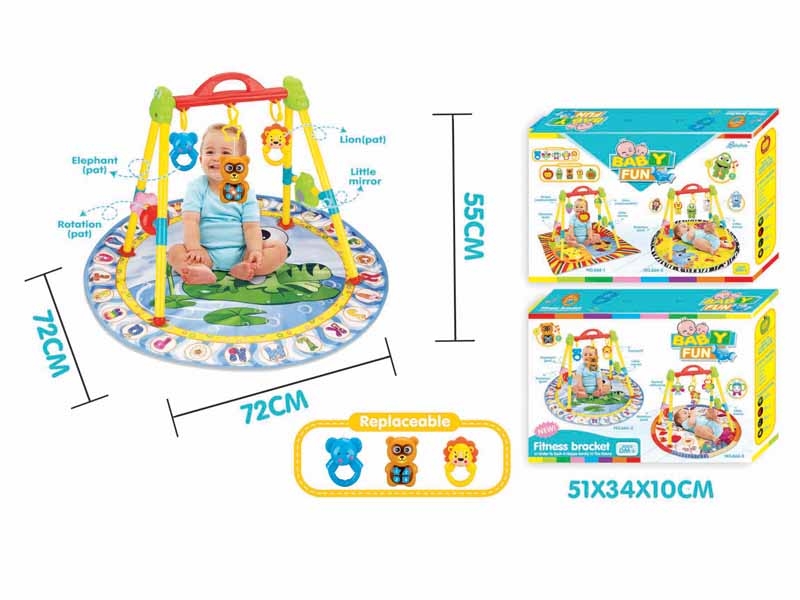 BABY BLANKET & BABY FITNESS FRAME  W/LIGHT & MUSIC - HP1087506