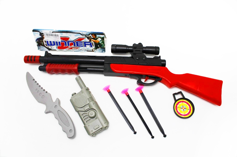 SOFT SHOOTING GUN W/ACCESSORIES - HP1087611