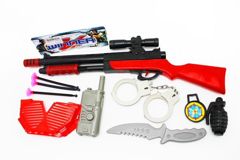 SOFT SHOOTING GUN W/ACCESSORIES - HP1087612