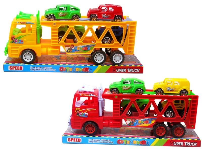 FRICTION TRUCK W/4PCS CAR - HP1087687