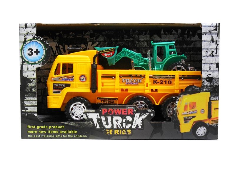 FRICTION CONSTRUCTION CAR W/FREE WAY CAR 4ASST - HP1087693