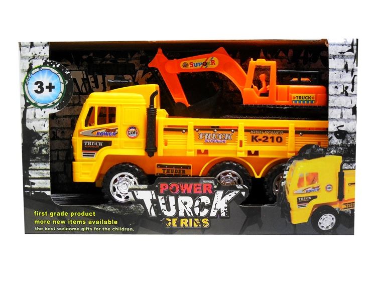 FRICTION CONSTRUCTION CAR W/FREE WAY CAR - HP1087694