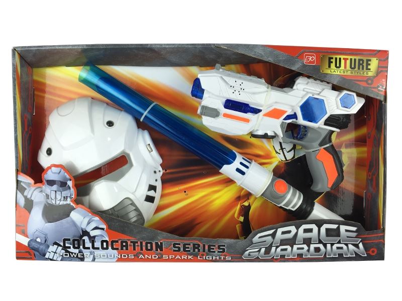 B/O SPACE SWORD & GUN W/MASK,LIGHT,MUSIC - HP1087874