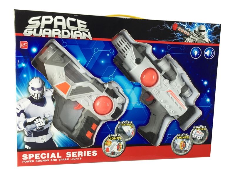 B/O SPACE GUN W/LIGHT,MUSIC 2PCS - HP1087883