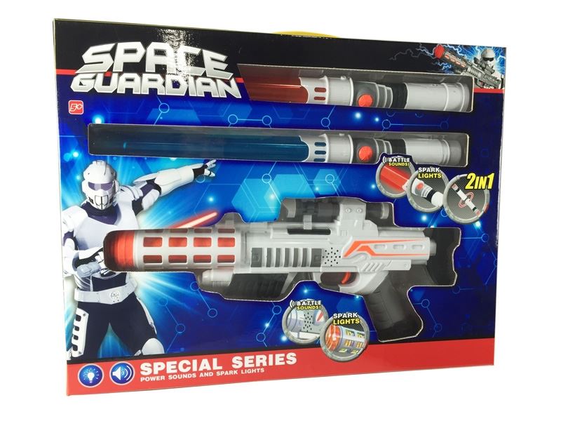 B/O SPACE SWORD & GUN W/LIGHT,MUSIC - HP1087888