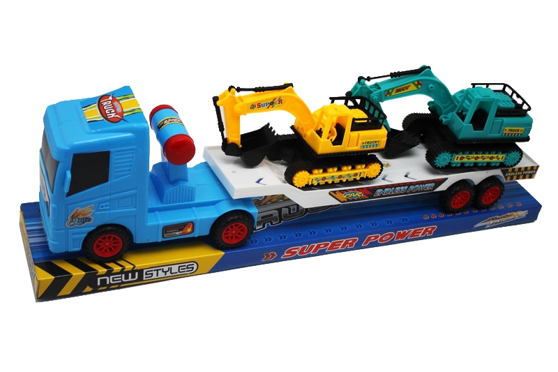 FRICTION TRUCK W/FREE WAY CONSTRUCTION CAR - HP1087980