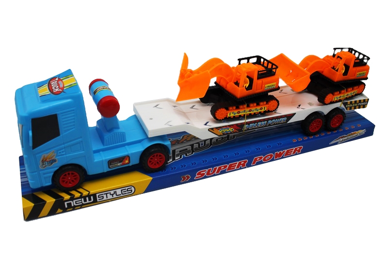 FRICTION TRUCK W/FREE WAY CONSTRUCTION CAR - HP1087981
