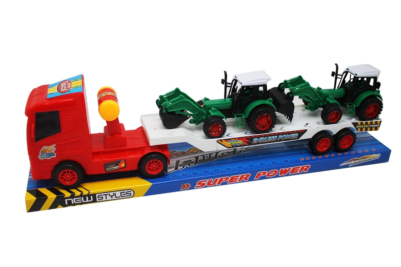 FRICTION TRUCK W/FREE WAY FARM CAR - HP1087982