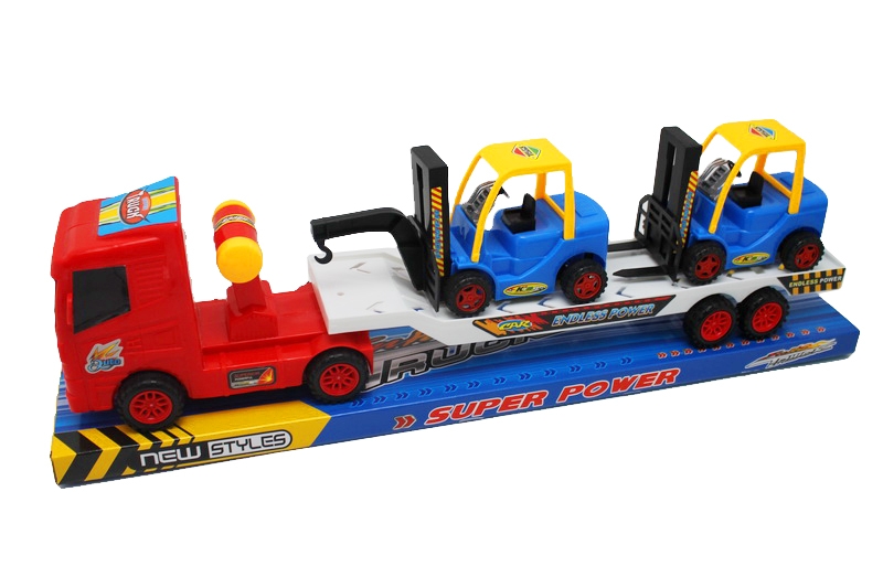 FRICTION TRUCK W/FREE WAY CONSTRUCTION CAR - HP1087983