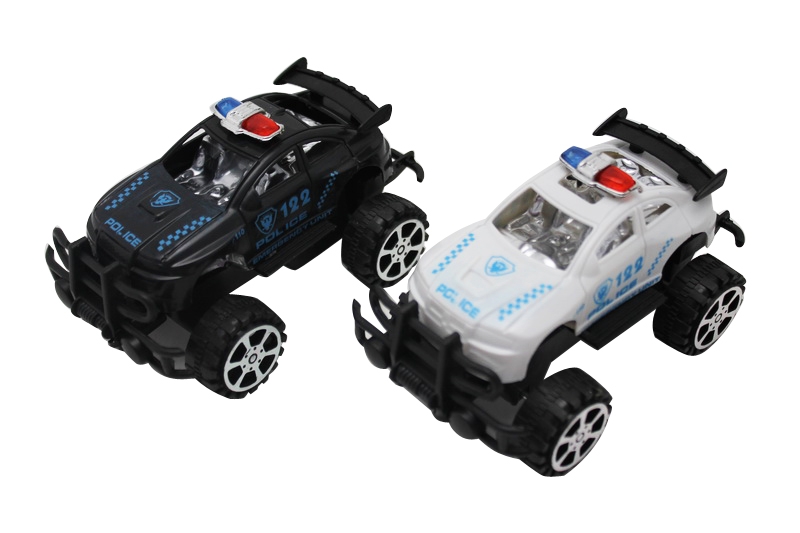 PULL BACK POLICE CAR WHITE/BLACK - HP1088033