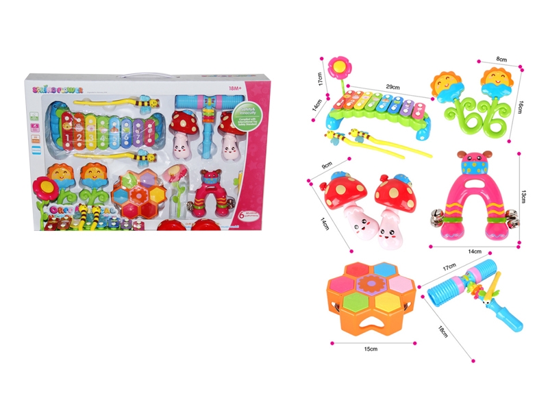 MUSICAL INSTRUMENTS SET 6PCS - HP1088248