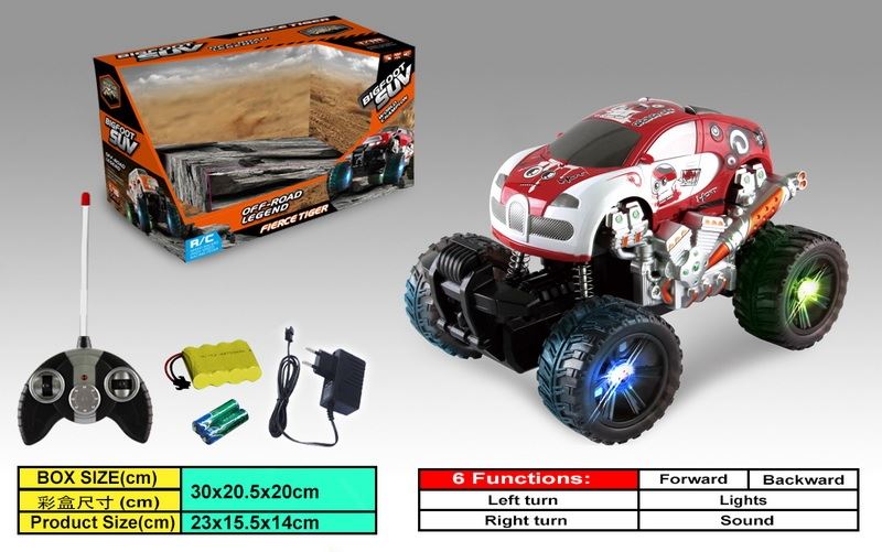 6 FUNCTION R/C CAR W/LIGHT & MUSIC - HP1088310