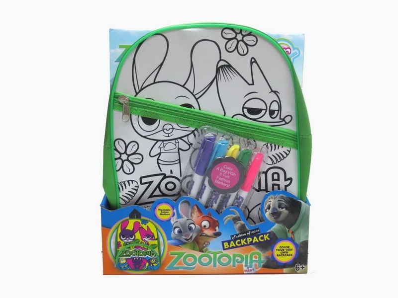 DIY PAINTING BACKPACK W/5 COLOR PEN - HP1088556