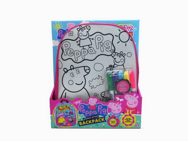 DIY PAINTING BACKPACK W/5 COLOR PEN - HP1088564