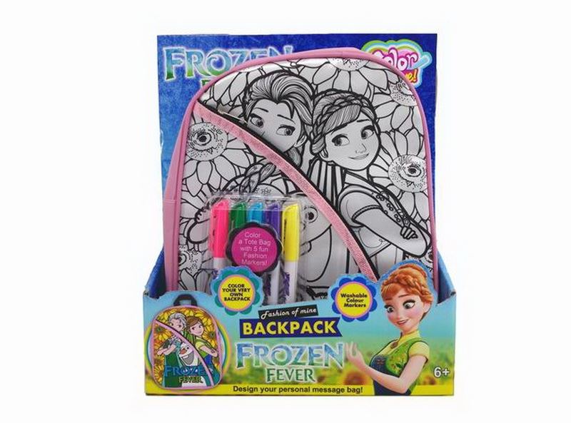 DIY PAINTING BACKPACK W/5 COLOR PEN - HP1088569
