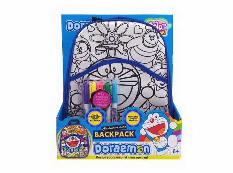 DIY PAINTING BACKPACK W/5 COLOR PEN - HP1088570