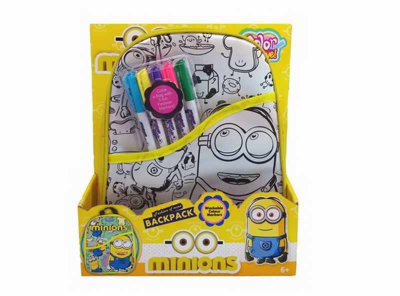 DIY PAINTING BACKPACK W/5 COLOR PEN - HP1088573