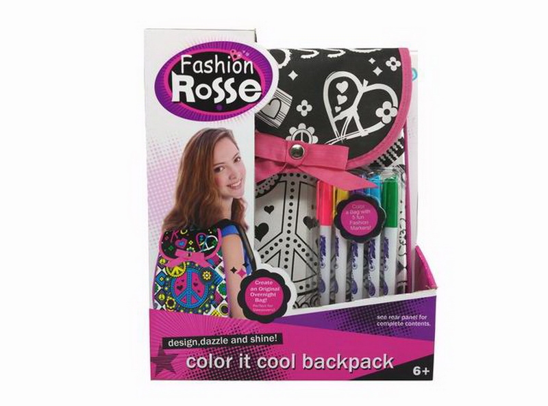 DIY PAINTING BACKPACK W/5 COLOR PEN - HP1088574