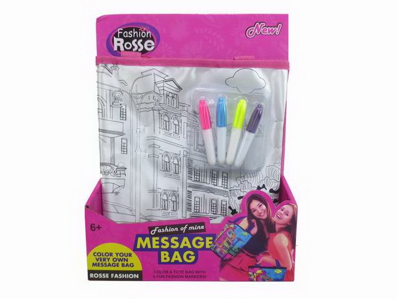 DIY PAINTING BACKPACK W/4 COLOR PEN - HP1088603