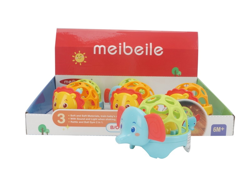 BABY SOFT BALL W/LIGHT & VOICE 6PCS/DISPLAY BOX - HP1089439
