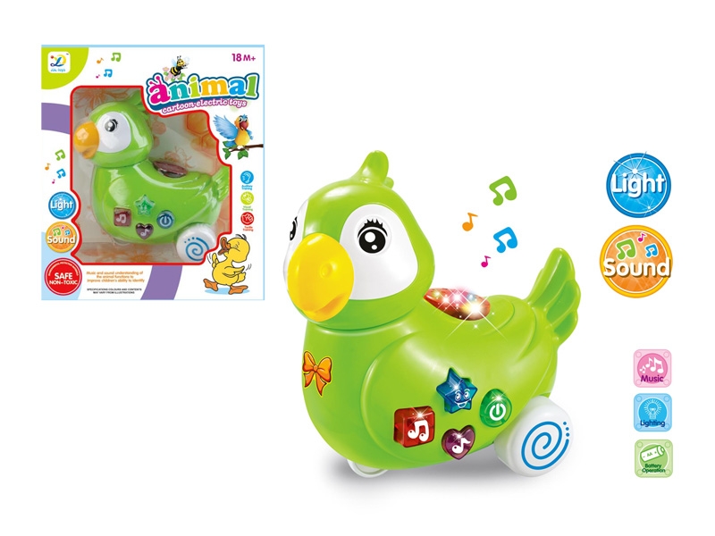 B/O CARTOON PARROT W/LIGHT & MUSIC & PROJECTION - HP1089516