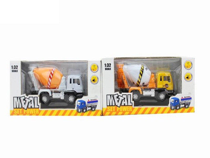 1:32 DIE-CAST PULL BACK TRUCK W/LIGHT & MUSIC INCLUDED BATTERY - HP1089581