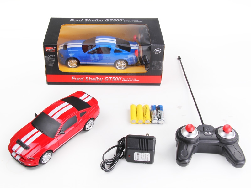 1：24授权塑胶遥控野马GT500黄、红、蓝 四通 不包电 - HP1089825