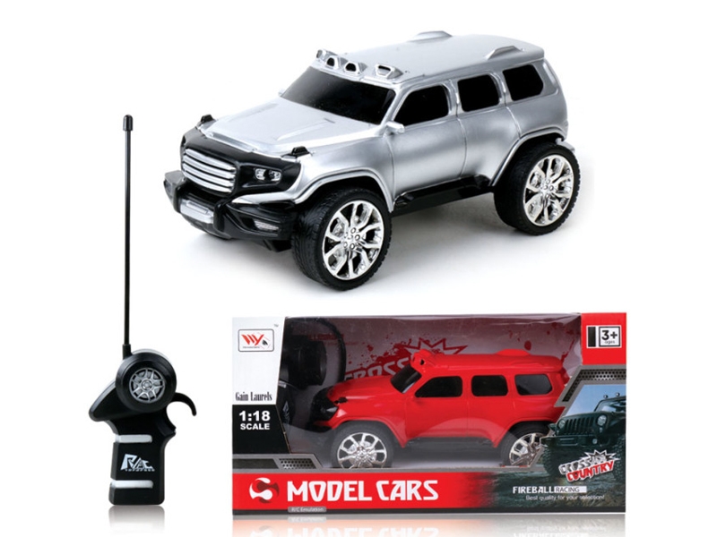 4 FUNCTION R/C CAR RED/SILBER - HP1090150