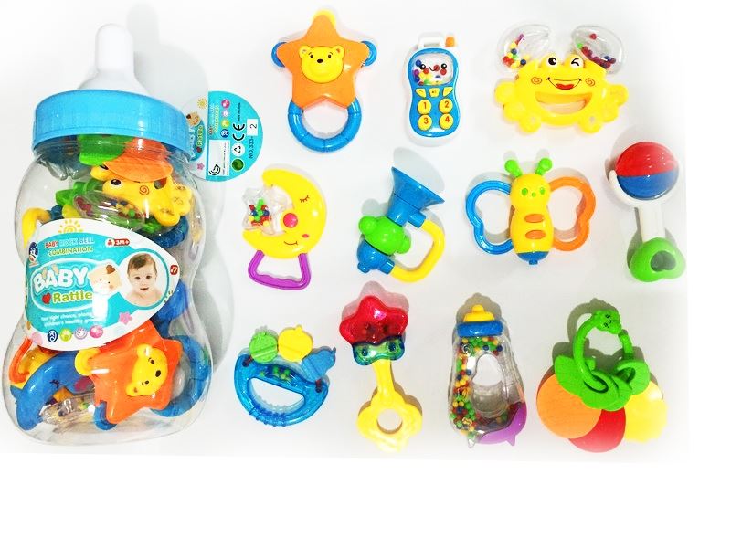 BABY RATTLE  11 PCS - HP1090302