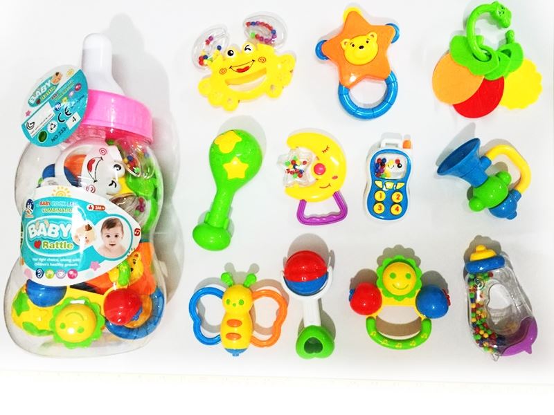 BABY RATTLE  11 PCS - HP1090304