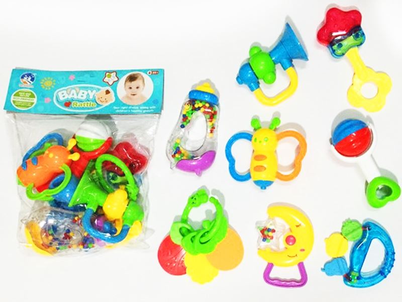BABY RATTLE 8PCS - HP1090322