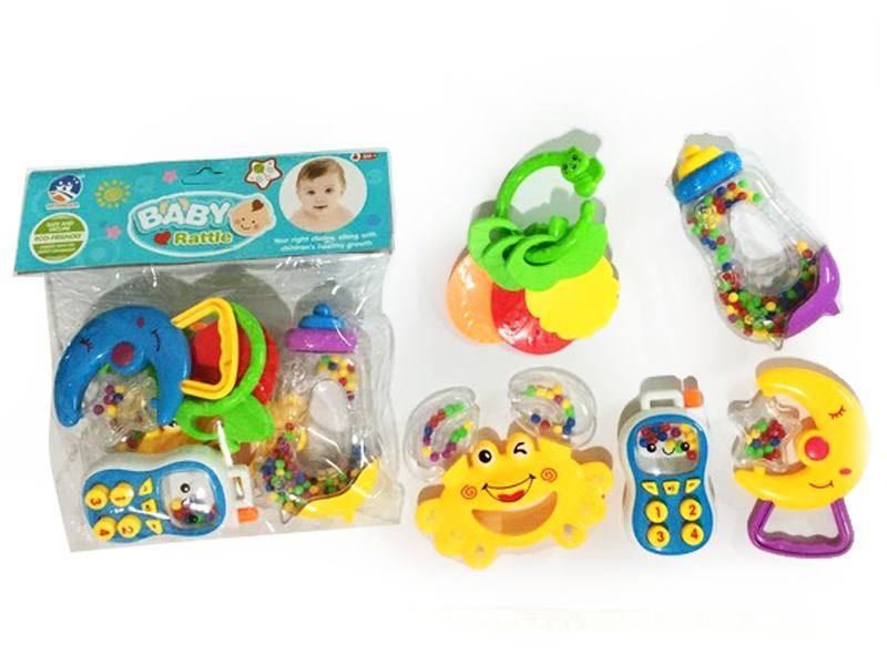 BABY RATTLE  5 PCS - HP1090335