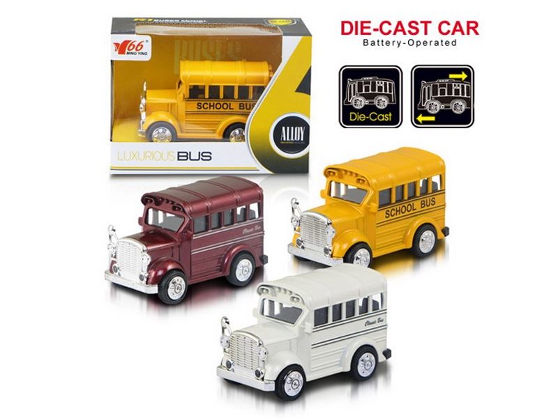 1:36 PULL BACK DIE CAST CAR RED/WHITE/YELLOW - HP1090504