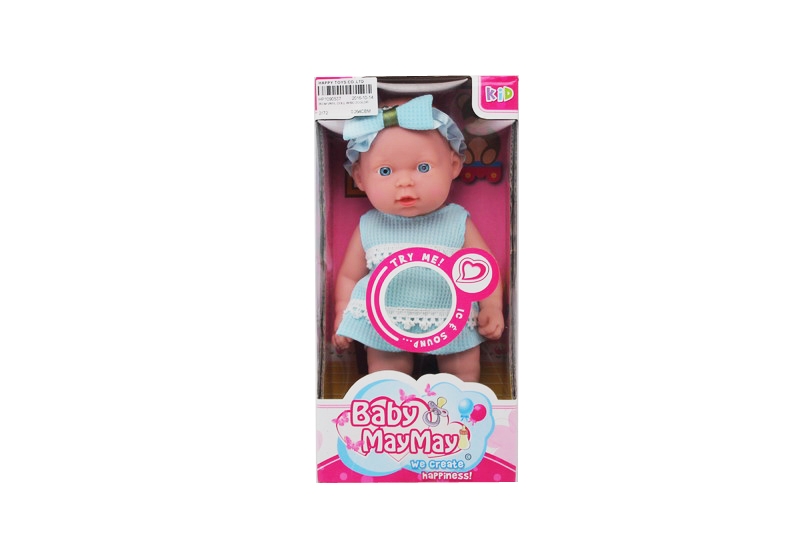 26CM VINYL DOLL W/6IC 2COLOR - HP1090537