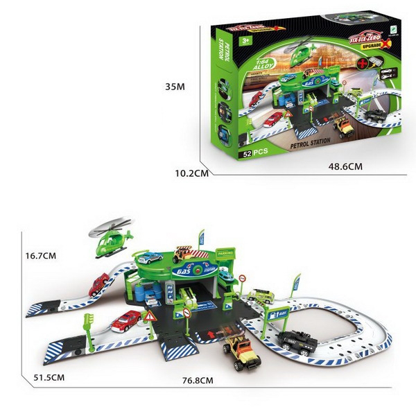 DIE CAST PARKING LOT SET - HP1090683