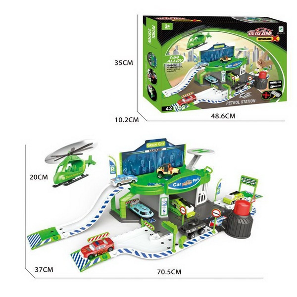 DIE CAST PARKING LOT SET - HP1090687