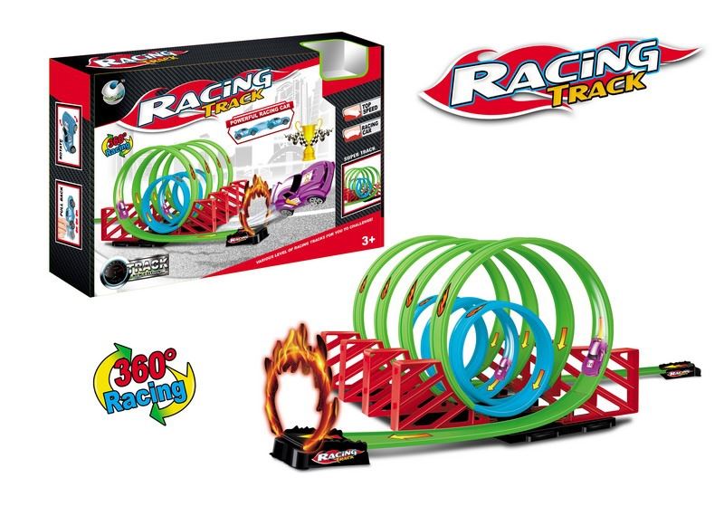 RACING TRACK SET W/PULL BACK CAR - HP1090718